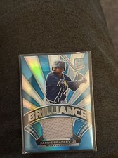 2021 Panini Spectra Brilliance Jackie Bradley Jr Blue Neon Patch /50 BM-JB