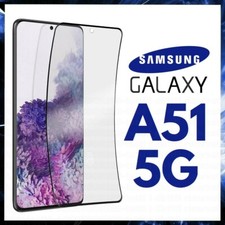 CERAMIC GLASS FILM for SAMSUNG GALAXY A51 5G FLEXIBLE CURVED HYDROGEL BLACK
