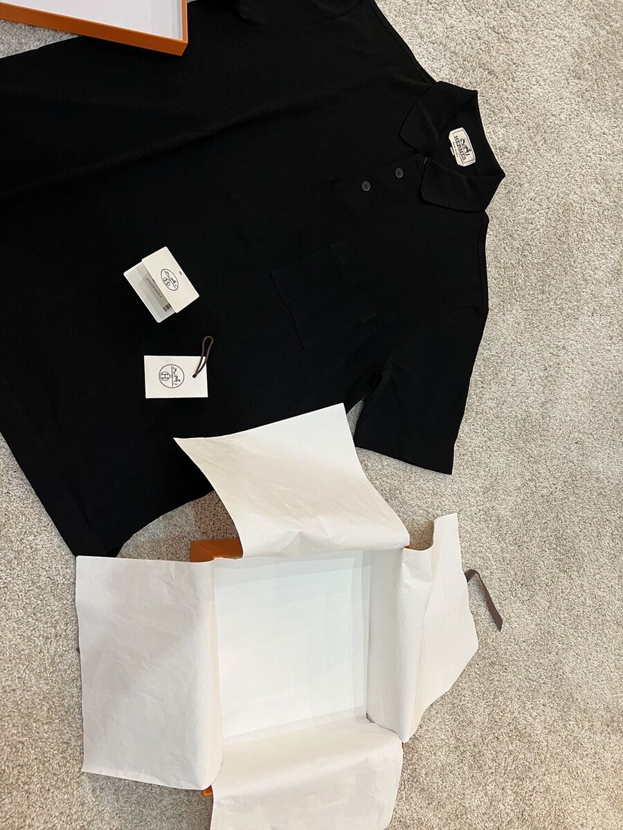Men's Hermes Polo (L) (Black) With Box | eBay Men's Hermes Polo (L) (Black) With Box | eBay