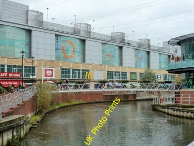Photo 6x4 River Kennet, Reading Threading through the Oracle shopping cen c2015