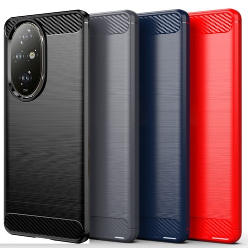 For Honor 200 Case, Slim Carbon Fibre Silicone Shockproof ARMOUR Gel Phone Cover - 第 1/15 張圖片