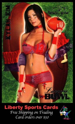 2006 BenchWarmer Kylah Kim #LB-14 Lingerie Bowl Hot Sexy | eBay