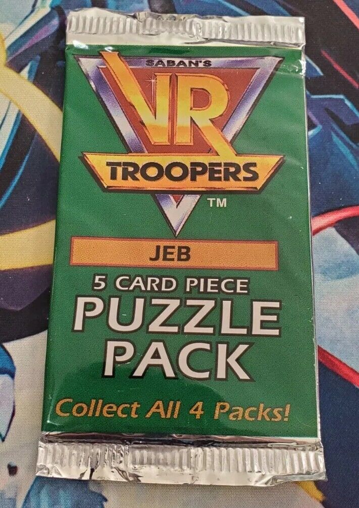 Jeb VR Troopers Puzzle Pack New Sealed Unopened Trading Card Pack ...