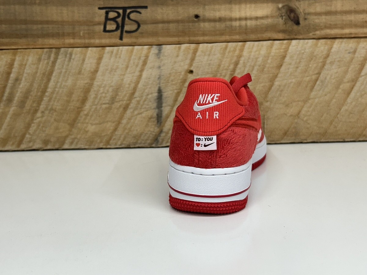 Nike Air Force 1 GS “Valentines Day” White Red Youth Women's