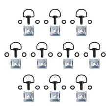 Motorcycle Race Fastener Quick Release 1/4 Turn Fairin Screw Bolt 17mm Black USA