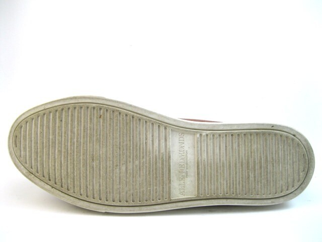 Allen Edmonds "COURTSIDE" Low-Top Leather Dress Sneakers 10.5 D Chili (478N)