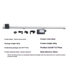 Electric Arrow Shaft Cutter Mini Cutoff Saw Trimmer 4.3 to 32 Inch Cutting