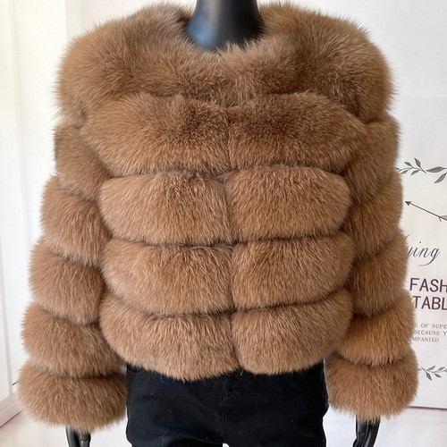 Winter Womens Faux Fox Fur Short Jackets Long Sleeve Jackets Outwear Occident - Picture 10 of 33