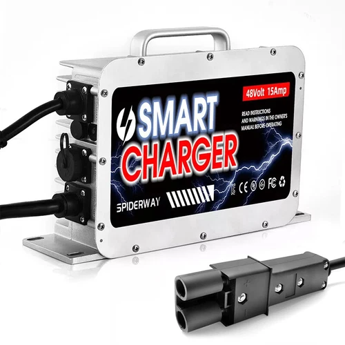 48 volt 15Amp Lead-Acid For YAHAMA G19-G22 Golf Cart 2 Pin Plug Battery Charger - Bild 1 von 8