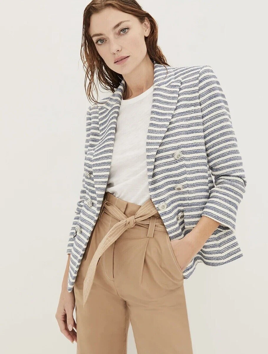 Veronica beard striped dickey sale