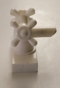 LEGO 4712 - Harry Potter - Faucet / Tap 1 x 2 with Dual Handles - White