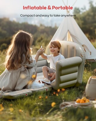 Vango Inflatable Sofa Camping blow up chair Nocturne Grey Tent Awning  Furniture