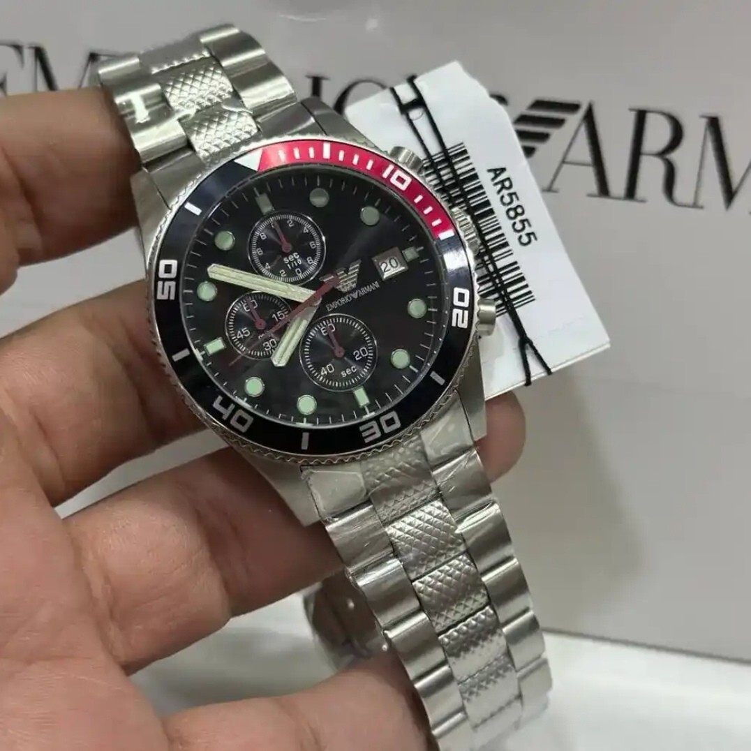 EMPORIO ARMANI 時計 Emporio Armani AR5855 Men's Stylish Watch turn heads & add a