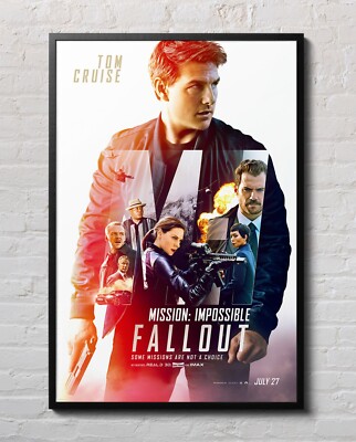 Mission Impossible Fallout 2018 Movie Poster 24''x36'' Glossy Unframed 18086