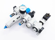Festo 185779: HEE-...-D-MINI-24 + HEL-...-D-MINI + PEV-1/4-B-OD -used-