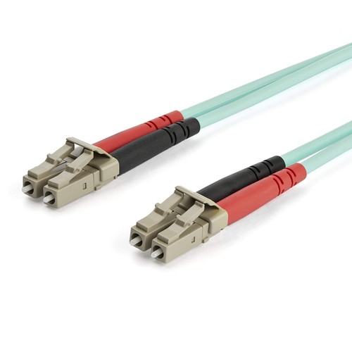 StarTech.com 7m (22ft) LC/UPC to LC/UPC OM3 Multimode Fiber Optic Cable ...