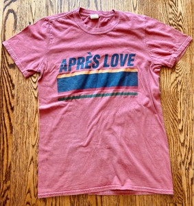 apres love t shirt
