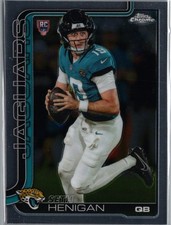 2025 Topps Chrome #399 Seth Henigan Jacksonville Jaguars Rookie