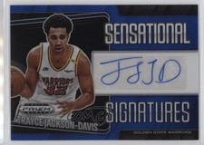2024 Prizm Black Sensational Signatures Blue 3/49 Trayce Jackson-Davis Auto dq2