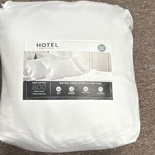 Hotel Signature 800TC 100 Cotton Split King Sheet Set White 7-Piece