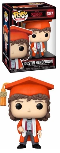 PRESALE Stranger Things Dustin Henderson Graduating Funko Pop! #1887 PREORDER