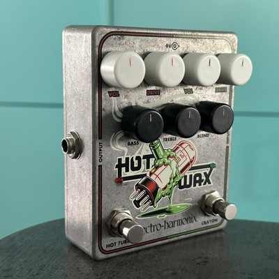 Electro Harmonix EHX Hot Wax Dual Overdrive Verzerrung Effekpedal für Gitarre/Bass