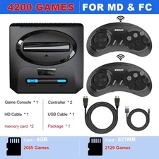 16-Bit Sega Mega Drive/Genesis Console with HDMI Output for Retro Gaming