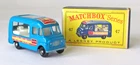 Vintage Lesney Matchbox #47 Ice Cream Canteen Regular Wheel XLNT IN BOX 1963