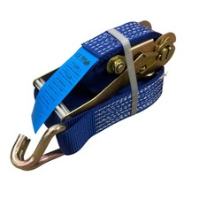 8m x 5 Tonne Ratchet Strap with Claw Hooks - EN 12195-2 Standard