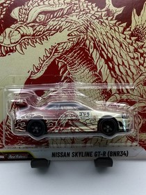 Hot Wheels Premium Pop Culture Nissan Skyline GT-R R34 GODZILLA JHW90