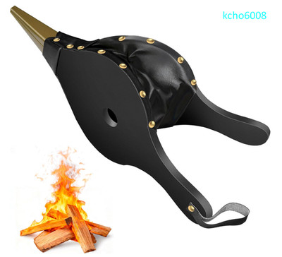 Fireplace Bellows 16x7 Large Wood Air Blower for BBQ Grill Outdoor Fire Tools