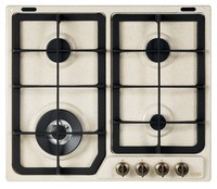 De Longhi ANF46PRO Ebene Kochen A Gas 60CM 4 Feuer Corona Country Hafer