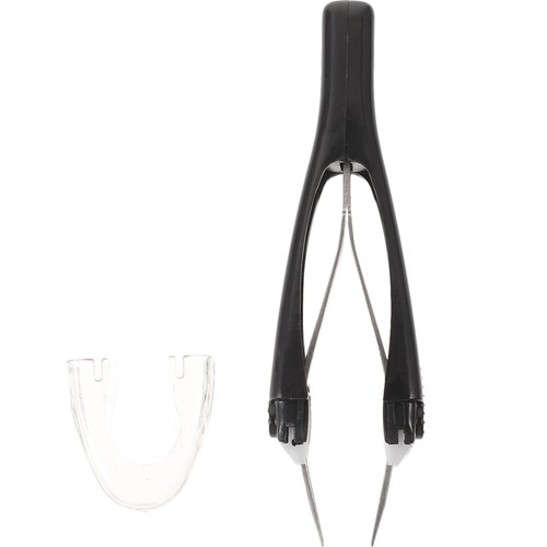 2 Count Automatic Eyebrow Clip Tweezers for Women Bridegroom Miss Retractable - Bild 8 von 12