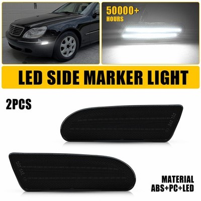 2X LED Side Marker Lights For 00-06 Mercedes Benz S-Class W220 S430 S500 S55 EAA