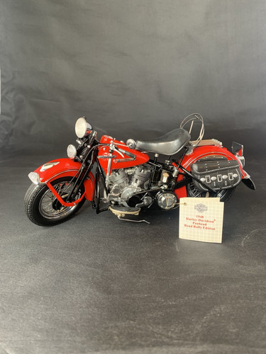 Franklin Mint The 1948 Harley Davidson Panhead 1:10 Scale Road Rally Edition - Bild 1 von 16