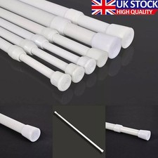 Net Curtain Tension Rod Pole Rods Rail Extendable Voile Spring Loaded ™