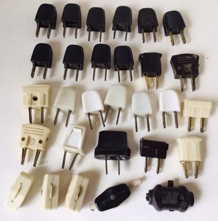 29 Vintage Electric Plugs & Inline Switches Lamp Lighting Parts