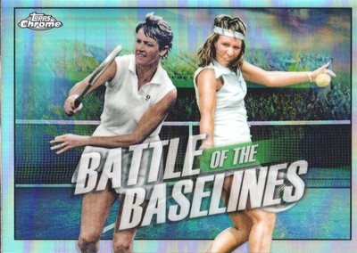2021 Topps Chrome Tennis Battle of the Baselines Insert Cards Pick from List