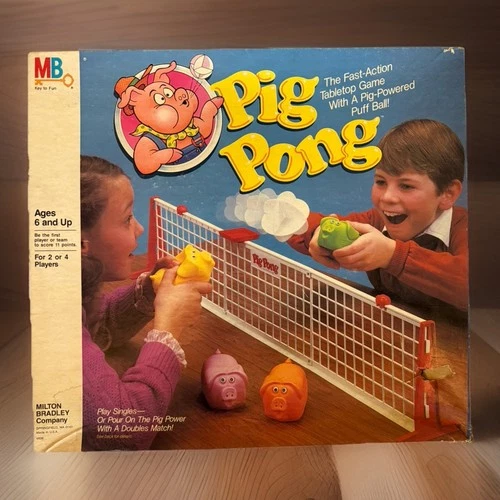 Milton Bradley Ping Pong Game Complete in Box Vintage 1986
