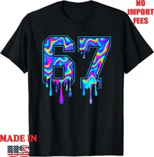 Swirl Six Seven Drip 6 7 Meme Gen Alpha Slang T-Shirt, UNISEX Adult Kid Tee