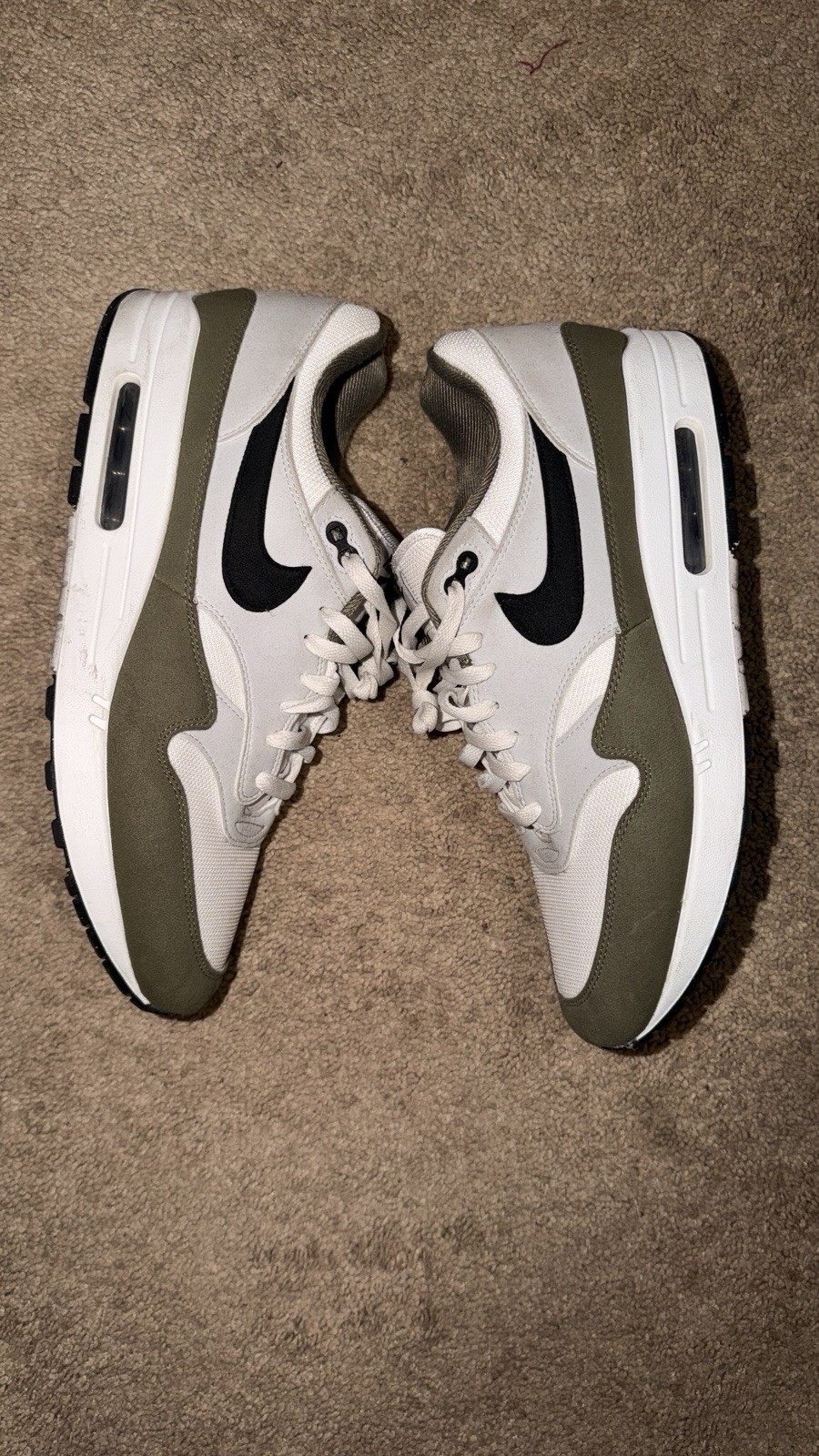 Nike Air Max 1 Medium Olive Size 13 FD9082-102