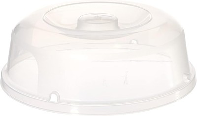 Curver Mikrowellen-Abdeckhaube in transparent, Plastik, 27 x 9.5 x 27 cm