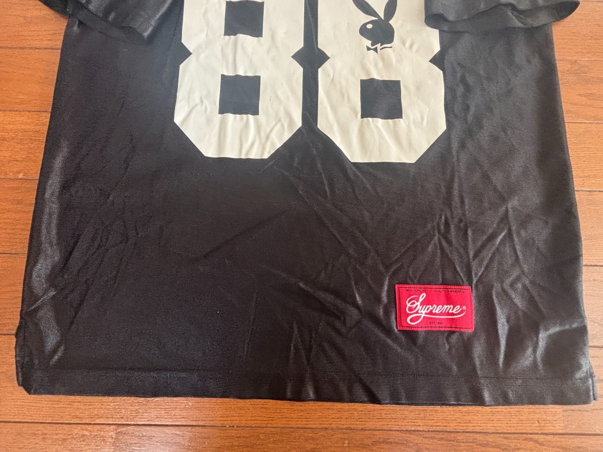 Supreme Playboy Football Top 14SS Jersey T-Shirt Black Size M | eBay