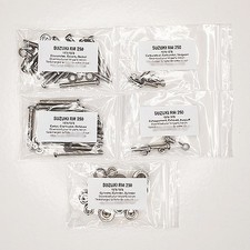 SUZUKI RM 250 1976 1977 1978 Kit vis CRUCIFORME inox moteur complet RM250