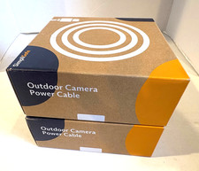 Lot of 2 - SimpliSafe - Outdoor Camera 25ft Power Cable - White