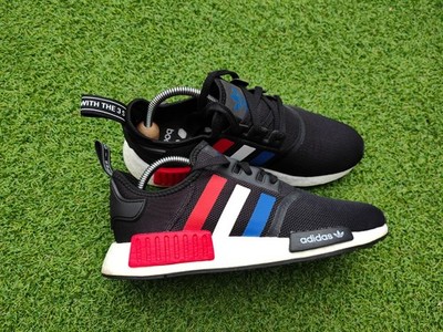 Adidas NMD R1 Black Tri-Color Herren Laufschuhe, Gr. 8 UK F99712