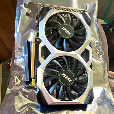 MSI NVIDIA GeForce GTX 1650 D6 Venus XS OCV3 for parts or repair