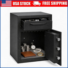 2.6 Cu Ft Fireproof Waterproof Home Safe Digi...