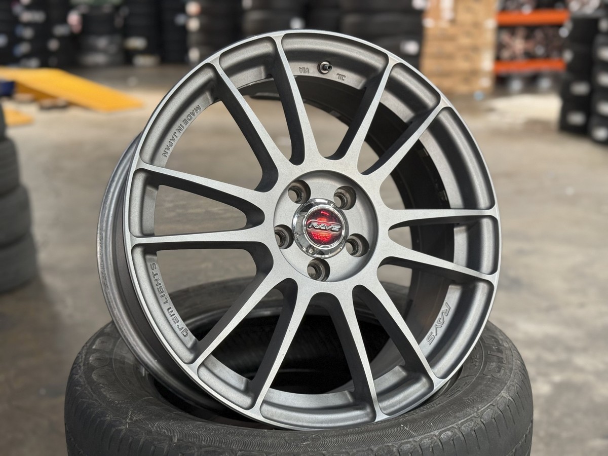 Used Genuine 17x7 Rays 57Xtreme (4 wheel) JAPAN 5x100 fit Subaru