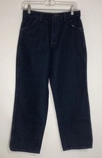 NWT Rustler Jeans Boys 14 HUSKY Blue Jeans Denim Wrangler Relaxed Fit Dark Wash